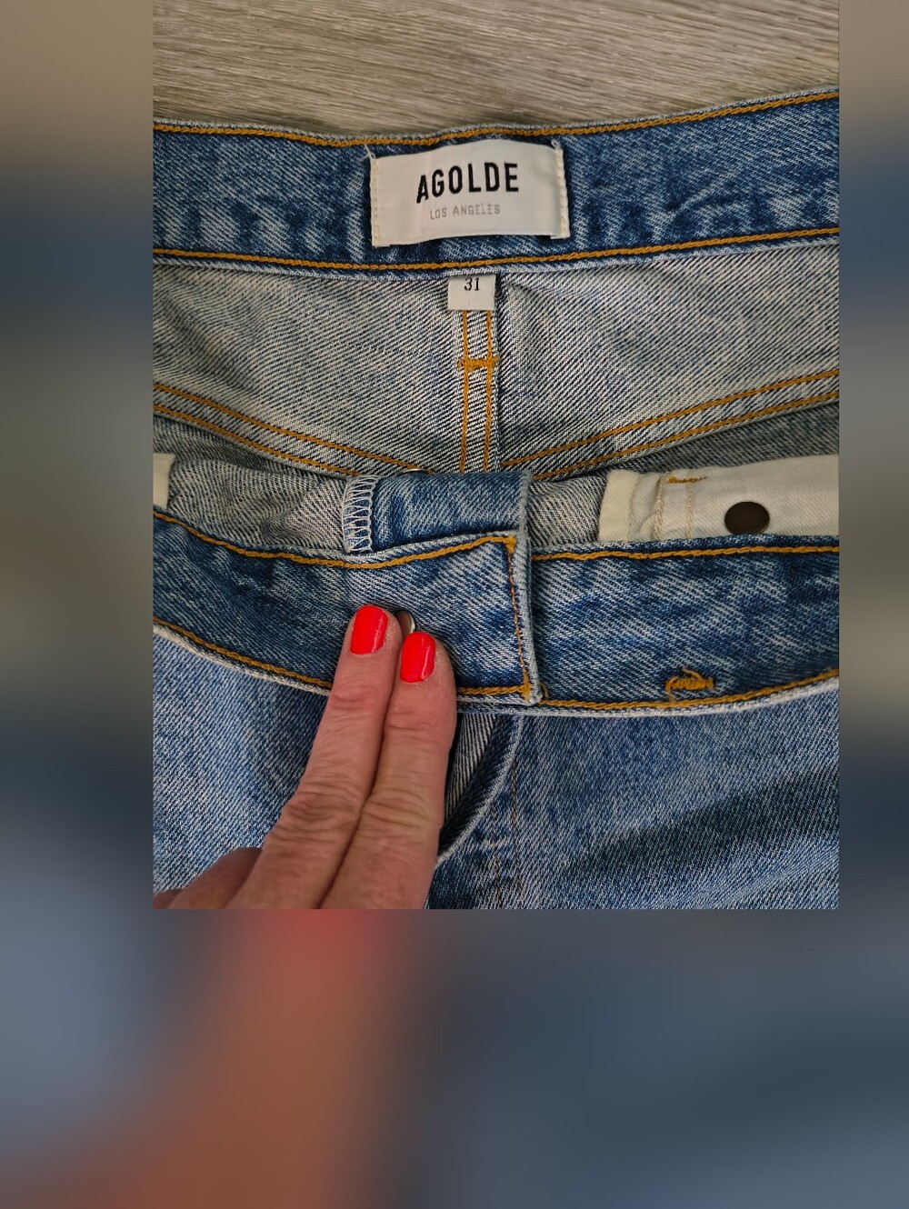 AGOLDE Parker Long Short Size 31 - Picture 5 of 10